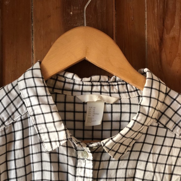 H&M Checkered Button Down - Picture 2 of 2